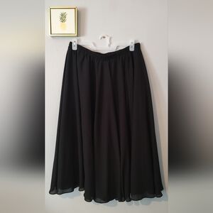 Michael Marcella Women Skirt A Line  Vintage  Size 2X Color Black Elastic Waist